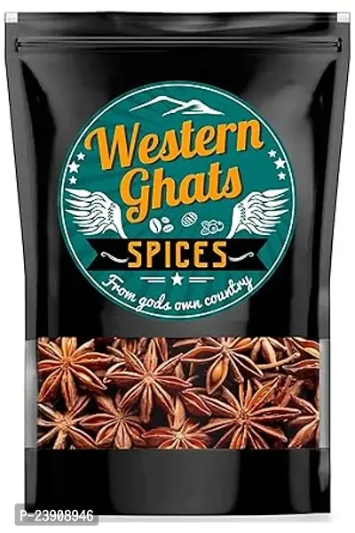 Western Ghats-Kerala Organic Exotic Spices (Star Anise (Chakri Phool), 100Gm