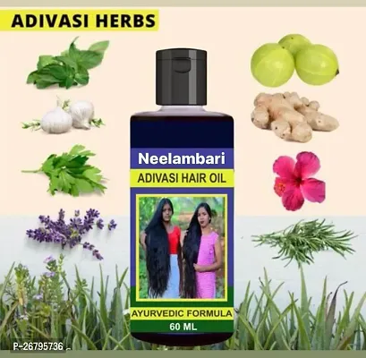 Adivasi Neelambari Medicine Ayurvedic Herbal Anti Hair Fall/Anti Dandruff Special Hair Oil(60 Ml)-thumb0