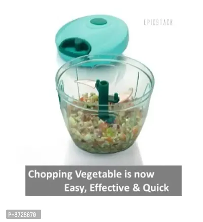 Blade Quick Handy Chopper for Smart Kitchen(350 ml, Green)-thumb3