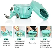 Blade Quick Handy Chopper for Smart Kitchen(350 ml, Green)-thumb1