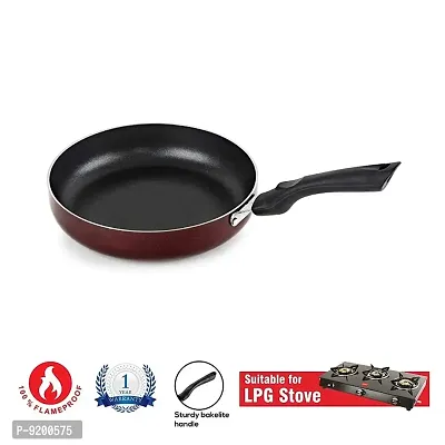 Non Stick Non-Stick Aluminium Cookware Set, Saucepan Induction Base Frying Pan Tapper Pan, 220 mm, Cherry Aluminium-thumb3