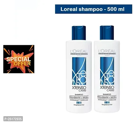 Professionnel Xtenso Care Shampoo 500 ml, For Straightened Hair pack of 2-thumb0