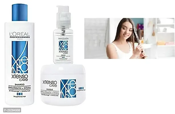 Professionnel Xtenso Care Shampoo + mask + Serum Combo Pack for Straightened Hair