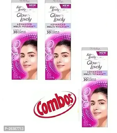 Glow  Lovely 25g each pack of 3 face cream-thumb0