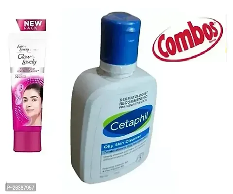 Cetaphil skin cleanser  (125 ml),Fair lovely 25g-thumb0