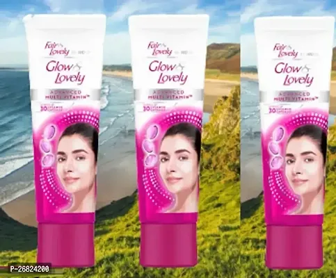 New pack glow and lovely fairlovely women facecream pack of 3 25gm each