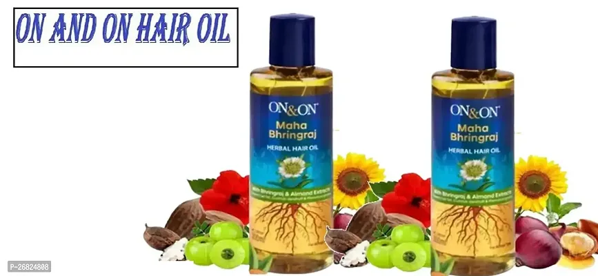 ONON hair oil All Type of Hair Problem Herbal Growth Hair Oil 200 ml Pack 2
