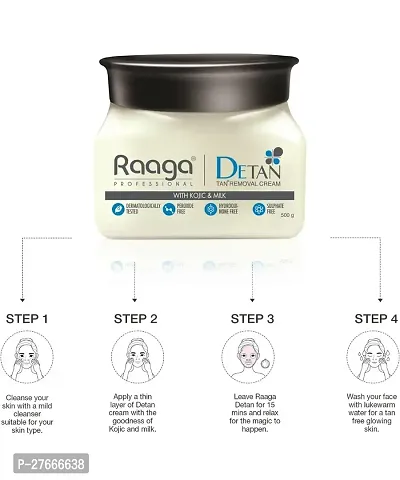 Raaga Professional Detan Cream with kojic and Milk-thumb3