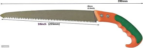 PERFECT Garden Pruning Saw | Cutter Steel Hand Saw | Tool For Cutting Sawing | Folding Hand-Powered | Tree Branch Cutter | Camping Saw Cutting Wood | High Carbon Steel | Tree Pruning Saw Cutter(270 mm-thumb2