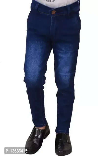 dark blue cotton jeans-thumb0