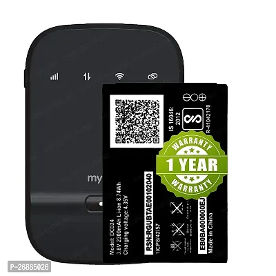 Original 2300 mAh DC024/H12348 Battery for Airtel My WiFi AMF-311WW Wireless Data Card 4G Hotspot (1 Year Warranty)-thumb0