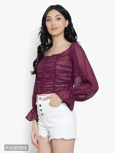 Elegant Cotton Top For Women-thumb2