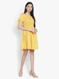 Stylish Crepe Dress For Women-thumb2