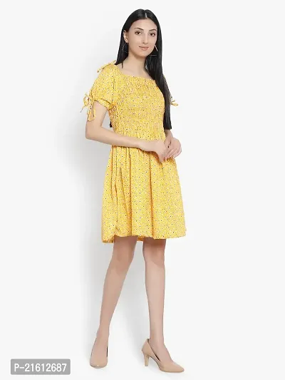 Stylish Crepe Dress For Women-thumb3