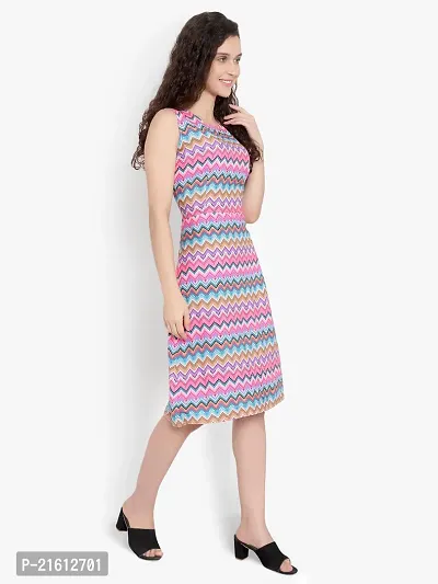 Stylish Crepe Dress For Women-thumb3