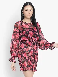 Stylish Georgette Dress For Women-thumb1