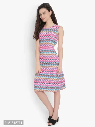 Stylish Crepe Dress For Women-thumb2