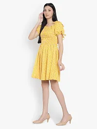 Stylish Crepe Dress For Women-thumb1