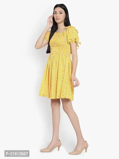 Stylish Crepe Dress For Women-thumb2