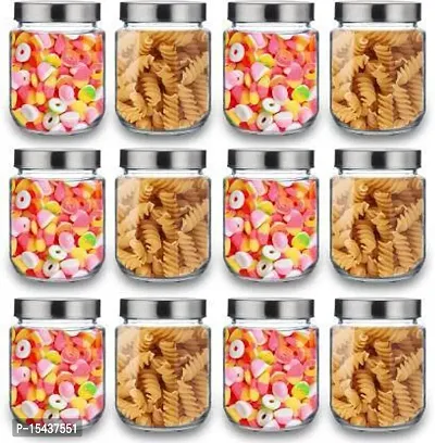 500 Glass Cereal Dispensernbsp;nbsp;(Pack of 12, Multicolor)