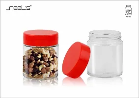 Glass Jars - 200 Glass Grocery Containernbsp;nbsp;(Pack of 12, Red)-thumb4