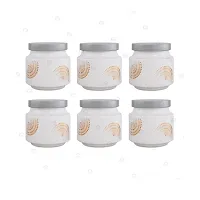 Croco Jar Premium Color Coated  Printed Design Round Shape Container600 Ml Hv Pro up 2 Pcs-thumb4