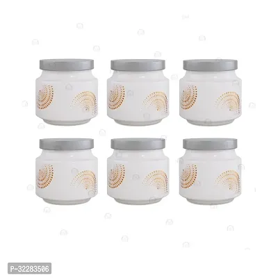 Croco Jar Premium Color Coated  Printed Design Round Shape Container600 Ml Hv Pro up 2 Pcs-thumb5