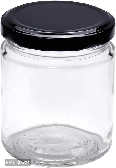 Kitchen Pickles Storage Jar - 200 Glass Grocery Containernbsp;nbsp;(Pack of 16, White)-thumb4