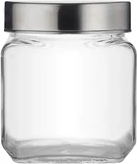 nbsp;600 Glass Tea Coffee  Sugar Containernbsp;nbsp;(Pack of 12, Silver)-thumb2