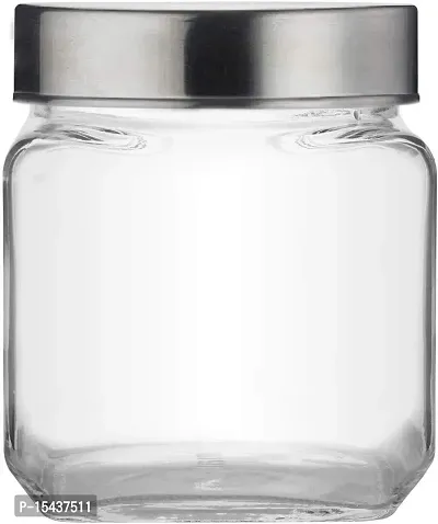 nbsp;600 Glass Tea Coffee  Sugar Containernbsp;nbsp;(Pack of 12, Silver)-thumb3