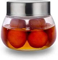 300 Glass Honey Jarnbsp;nbsp;(Pack of 12, Silver)-thumb1