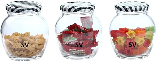 350 ml Glass Grocery Containernbsp;nbsp;(Pack of 2, Clear)-thumb2