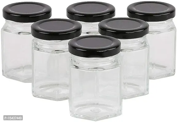 250 Glass Pickle Jarnbsp;nbsp;(Pack of 6, Black)-thumb3