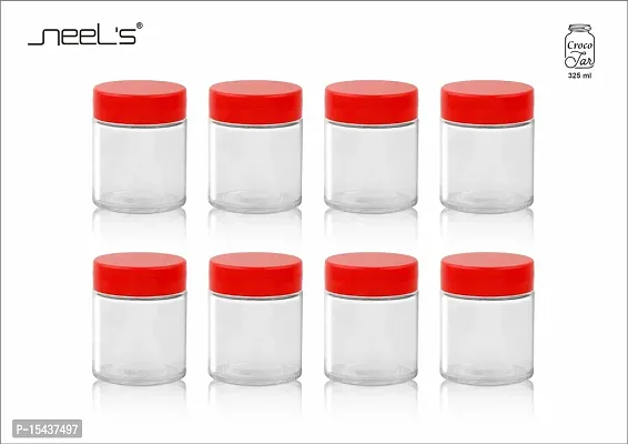 Glass Jars - 200 Glass Grocery Containernbsp;nbsp;(Pack of 12, Red)-thumb0