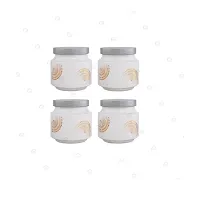 Croco Jar Premium Color Coated  Printed Design Round Shape Container600 Ml Hv Pro up 2 Pcs-thumb3