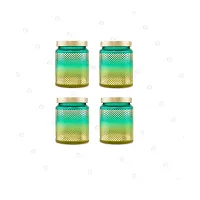 Croco Jar Premium Color Coated  Printed Design Round Shape Container770 Ml 2 Pcs-thumb3