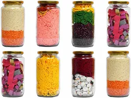 1000 Glass Grocery Containernbsp;nbsp;(Pack of 12, Multicolor)-thumb3