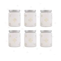 Croco Jar Premium Color Coated  Printed Design Round Shape Container770 Ml 2 Pcs-thumb4