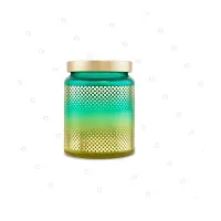 Croco Jar Premium Color Coated  Printed Design Round Shape Container770 Ml 2 Pcs-thumb2