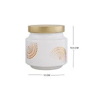 Croco Jar Premium Color Coated  Printed Design Round Shape Container600 Ml Hv Pro up 2 Pcs-thumb1