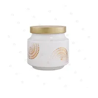 Croco Jar Premium Color Coated  Printed Design Round Shape Container600 Ml Hv Pro up 2 Pcs-thumb2