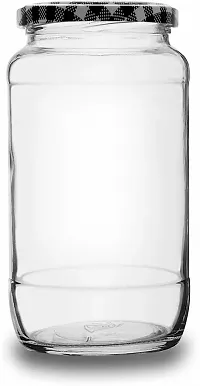 Glass Jars - 1000 Glass Cereal Dispensernbsp;nbsp;(Pack of 8, Clear)-thumb1
