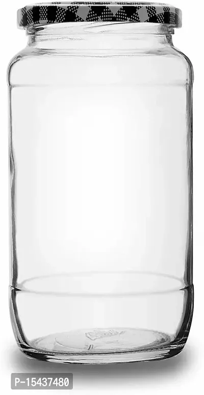Glass Jars - 1000 Glass Cereal Dispensernbsp;nbsp;(Pack of 8, Clear)-thumb2