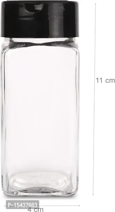 120 ml Glass Grocery Containernbsp;nbsp;(Pack of 6, White)-thumb4