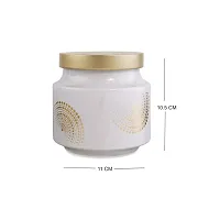 Croco Jar Premium Color Coated  Printed Design Round Shape Container600 Ml Hv Pro 2 Pcs-thumb1