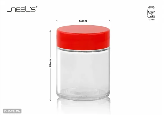 Glass Jars - 200 Glass Grocery Containernbsp;nbsp;(Pack of 12, Red)-thumb4
