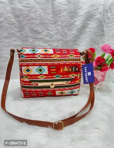 Stylish Multicoloured Canvas  Sling Bags For Women