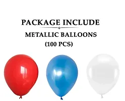nbsp;Metallic Balloons For  Birthday party , Anniversary ,Wedding ,Decorations   (100 pc)-thumb2
