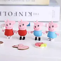 Kids School Boys and Girls (Multicolor) Peppa Pig Eraser Set Stationery - Pack of 4-thumb2