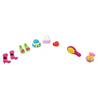 BARBIE GIRL MAKEUP KIT SHAPE Doll Accessories Erasers for Kids-thumb1